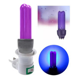 Lampara Luz Led Repelente Atrae Moscas Insectos Ultravioleta