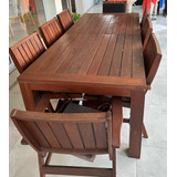 Mesa Y Sillas De Madera