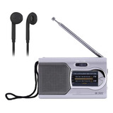 Kit Radio De Bolso Am Fm 822e Com Fone De Ouvido Portatil