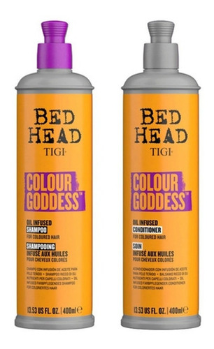 Combo Shampoo Y Acondicionador Tigi Colour Goddes 400ml