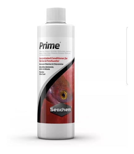 Acondicionador De Agua Para Acuario Prime De Seachem 500 Ml