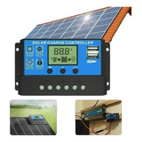 Controlador De Carga Do Painel Solar 100a 12v-24v