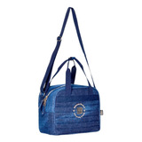 Lancheira Térmica Feminina Bolsa Jeans Passeio Rebeca Bonbon