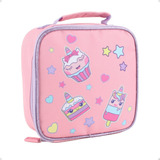 Lunchera Termica Escolar Vianda Conservadora 7 Lts Diseños Color Rosa Cupcake