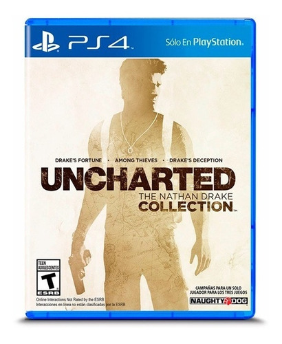 Uncharted Collection Trilogia Ps4 Fisico Sellado Original