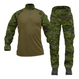 Farda Calça 911 + Camisa Combat Shirt Forhonor 711 Tropic