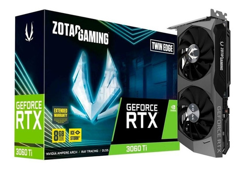 Placa Devídeo Nvidia Zotac Gaming Geforce Rtx 3060ti Lhr 8gb