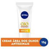 Creme Antissinais Área Dos Olhos Q10 Vitamina Com 15g Nivea Tipo De Pele Normal