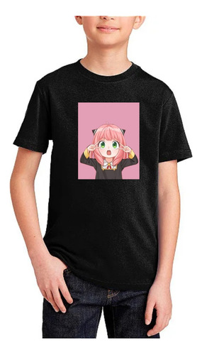 Camiseta Infantil Spy Family Anime Desenho Geek