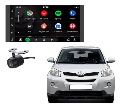 Kit Radio Android 12.0 Wifi Waze Urban Cruiser 2010 Al 2015