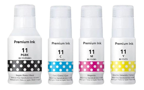 4 Pack Tinta Compatible Canon Pixma G1130 G3170 G2170 G4170