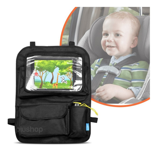 Organizador Para Carros Premium Porta Tablet E Porta Copos