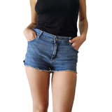 Short Mujer Wanama Vintage Denim Spandex 32 Original Impecab