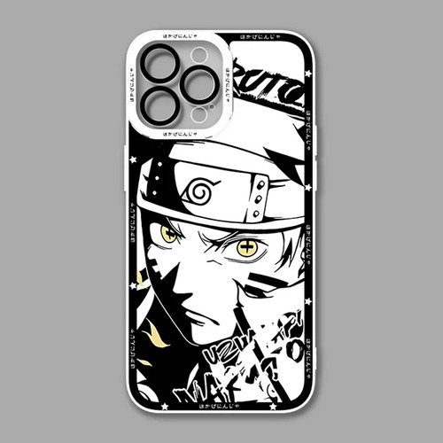 Funda De Silicona Suave Anime Narutos Para iPhone 15 14 Pro
