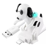 Divertido Cargador Usb Con Cable Humpback Dog Para iPhone 1