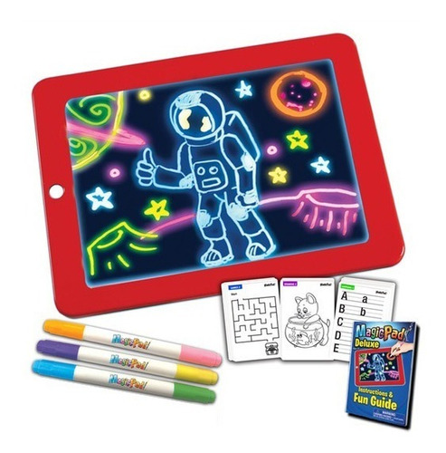 Magic Pad Pantalla Dibujo Led Ilumina Dibujos 3d Ekipofertas