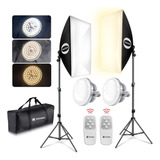 Tocoan Softbox Kit De Iluminacion Para Fotografia, Kit De Il