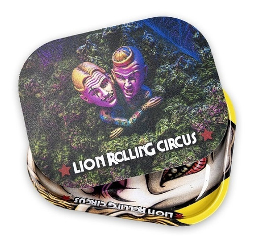 Lion Rolling Circus Tapa Imantada Para Bandeja Mini 