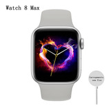 Reloj Inteligente Watch 8 Max 1.85 Nfc 2023 Plateado