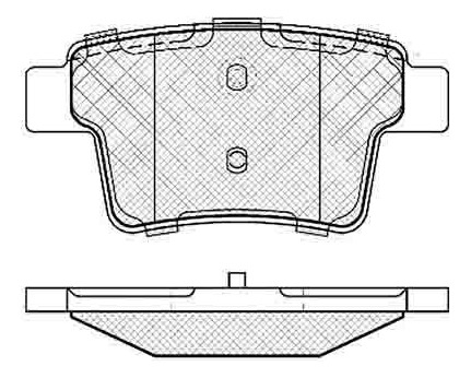 Pastillas Freno Para Ford Five Hundred 05/ Trasera Marca Hi- Foto 4