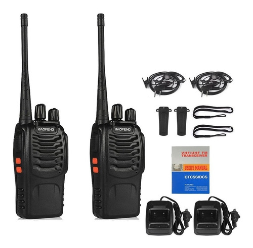 Radio Walkie Talkie Baofeng Bf-888s X2 Bidireccional Recarga