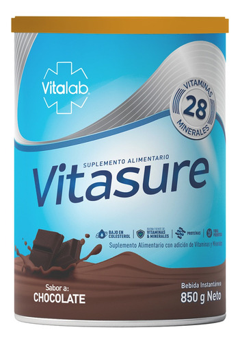 Vitasure Chocolate Polvo 850 Gr