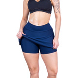 Short Saia Tapa Bumbum Feminino Fitness Academia E Ginástica