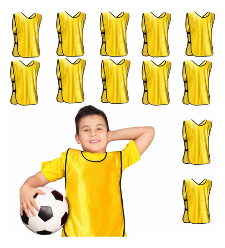 .pack 12 Casacas Chaleco Entrenamiento Deportivo Futbol..