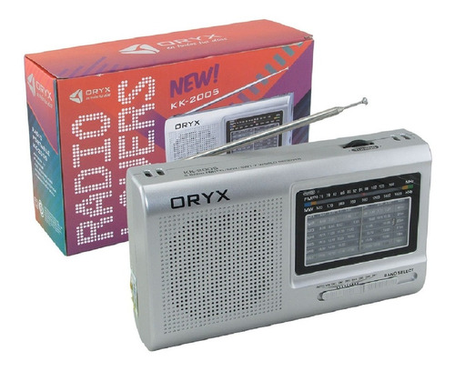 Radio Oryx Kk-2005 Am Fm 9 Bandas Antena Multibandas 