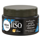 Máscara Matizadora Salon Line Preto Azulado Meu Liso 300g