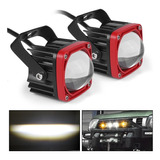 Barra De Luces Led Bicolor De 20w 8d Para Motocicleta 1 Par