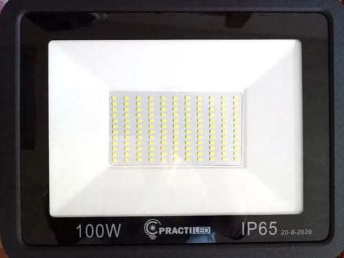 Reflector Led Smd 100w Exterior Practiled + Fotocelula