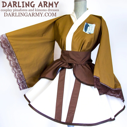  Yukata Attack Of Titan Anime Cosplay Disfraz Kimono Japones