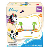 Volleyball Inflable Alberca Mickey Mouse Niños Diversión