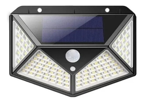 Foco Solar Led Exterior Led Con Sensor De Movimiento 