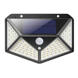 Foco Solar Led Exterior Led Con Sensor De Movimiento 