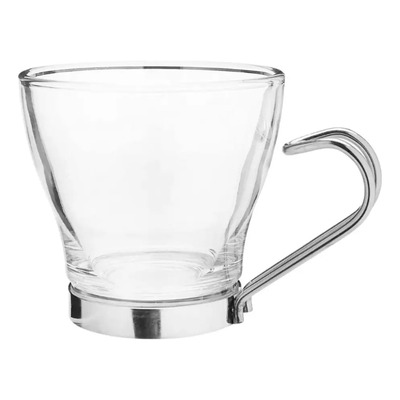 Debora Juego De 4 Tazas De Vidrio Para Café Expresso Transparente
