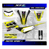 Kit Calcos - Gráfica Yamaha Xtz 125 - Laminado Gloss Code