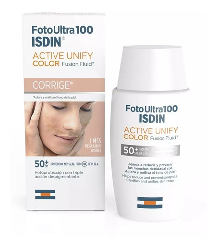 Isdin Ultra Fusion Fluid 100 Active Unify Color Spf50+ 50ml