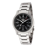 Seiko Reloj Para Hombre Automático 21 Rubíes Plata Snk809k1