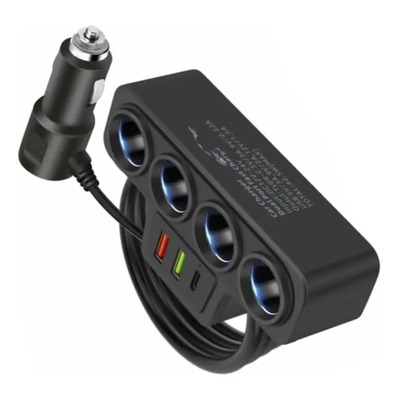 L Cargador De Coche Enchufe Múltiple Adaptador Para Z .