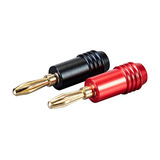 Altavoz Banana Plug, Monoprice, Oro De 24 K