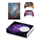 Skin Personalizado Para Xbox One S Galaxia (0101)