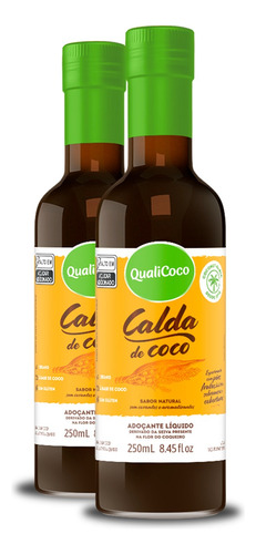 Kit C/ 2 Néctar De Coco Da Qualicôco 250ml