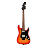 Guitarra Elétrica Fender Contemporary Stratocaster Msi Color Material De Escala Laranja Escuro Laurel Orientação À Mão Direita