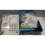 Telefono Kxts105 Mew Mca Panasonic Alta Voz  Blanco Alambric