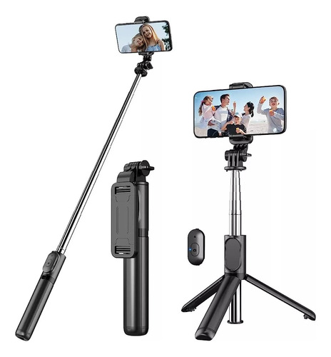 Palo Selfie Bluetooth Monopod Tripode Celular Stick 3 En 1