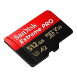 Cartão De Memória 512gb Micro Sd/xc Extreme Pro Sandisk 