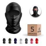 Kit 5 Balaclava Touca Térmica Frio Skatista Motociclista 