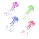 Decoraciones De Acuario Con Medusas Fluorescentes Para Tamañ